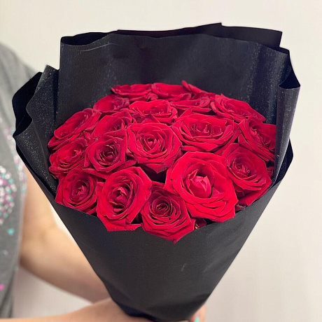 Букет цветов Классик (19 роз 70 см) - Фото 4
