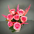 Розовые розы в стильной коробочке - Фото 4