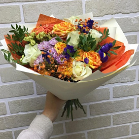 Букет цветов "Рыжики" №160