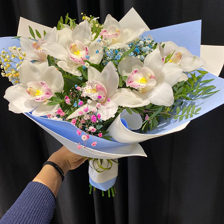 Орхидея в Букете - Фото 3