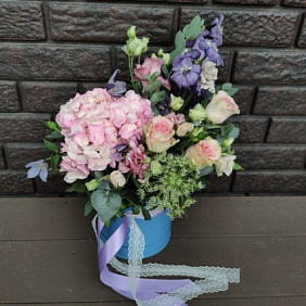 Букет цветов "Ванильное небо"