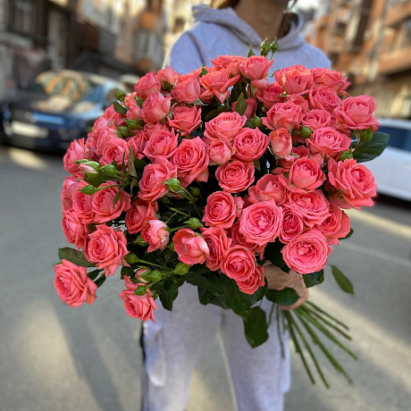 Кустовая Роза 70 см - Фото 4