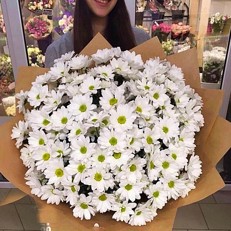 XXL Букет из хризантем - Фото 3