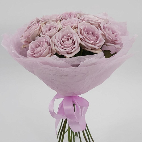 15 сиреневых розочек - Фото 2