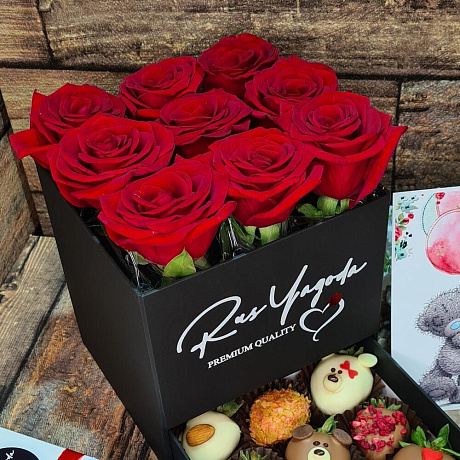 Букет цветов Шкатулка Грация - Фото 3