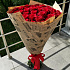Букет 51 роза в крафтовой упаковке - Фото 2