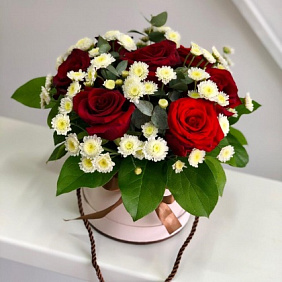 Цветы в коробке №417