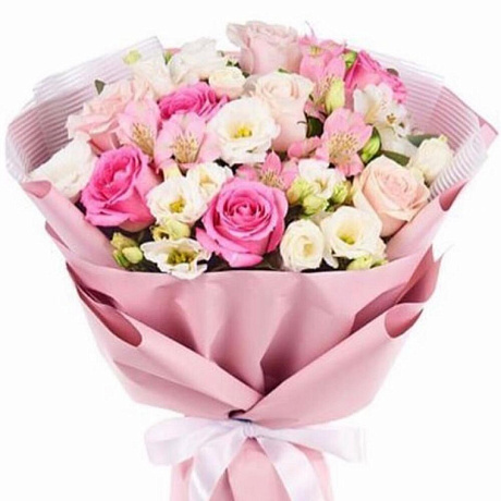 Букет цветов Нежный поцелуй №162 - Фото 2