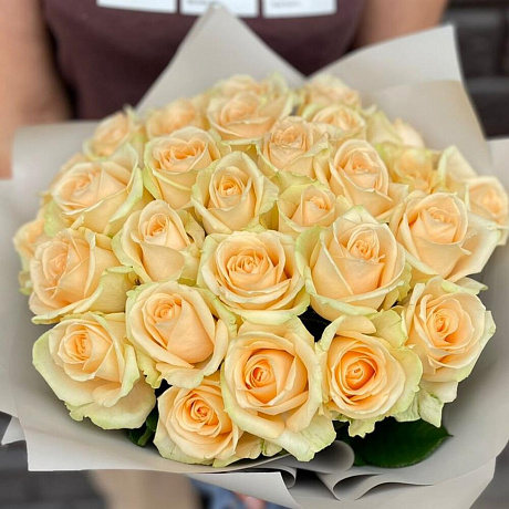 Букет цветов Кремовое чудо - Фото 3