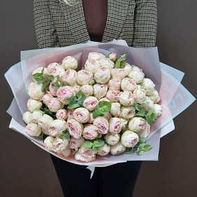 Букет из Пионовидных роз №179