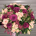 Букет цветов Вишнево-розовый - Фото 3