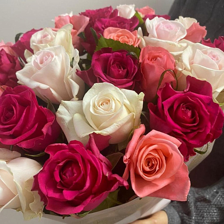 Розы микс 29шт - Фото 4