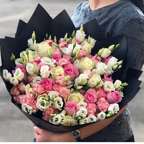 Букет цветов "Мадмуазель"