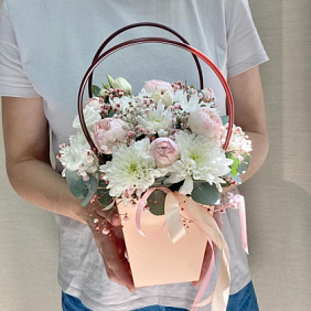 Цветы в коробке №626