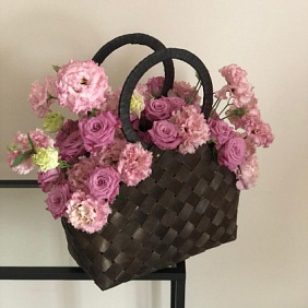 Корзина цветов "Bottega"