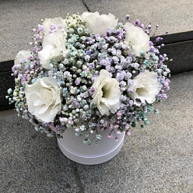 Цветы в коробке №747