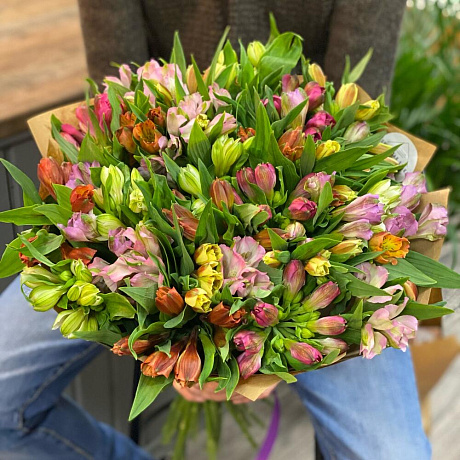 Букет из 29 альстромерий - Фото 2
