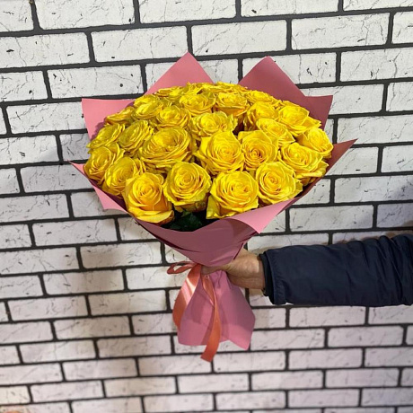 31 желтая Роза - Фото 3