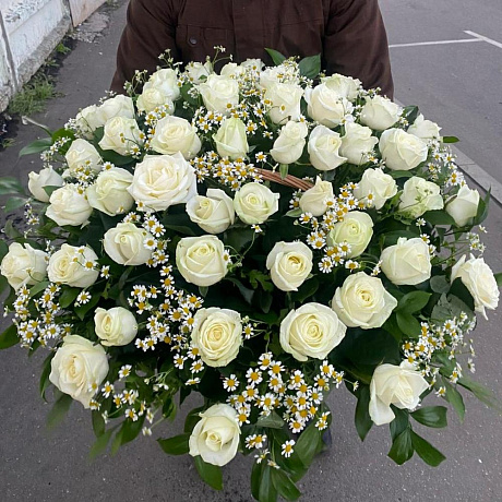 Букет цветов Белая поляна - Фото 2