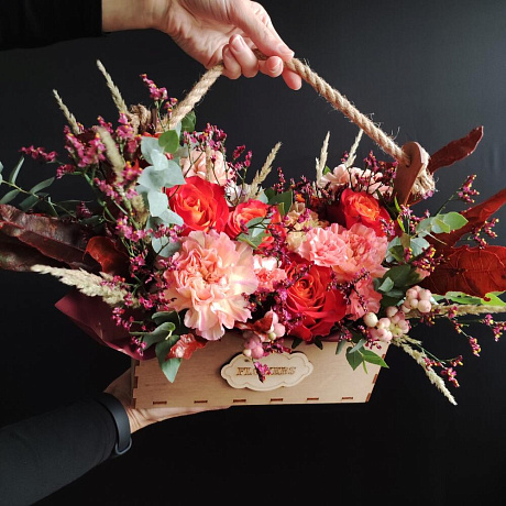 Букет цветов Пино Нуар - Фото 4