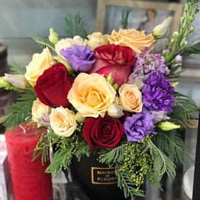 Цветы в коробке №212