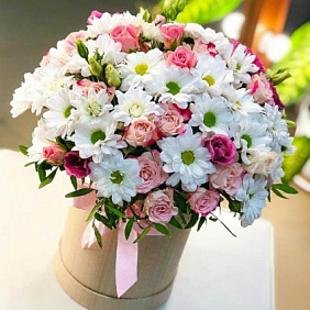 Коробка  с цветами