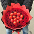 Букет. Красная  Роза. Клубника N115 - Фото 1