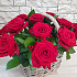 Корзина из 29 красных роз - Фото 5