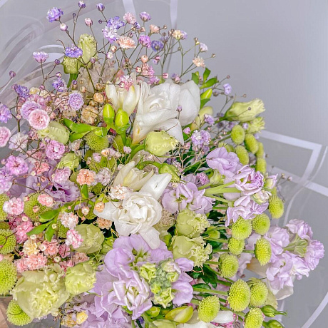 Букет цветов Лавандовая мечта №160 - Фото 3