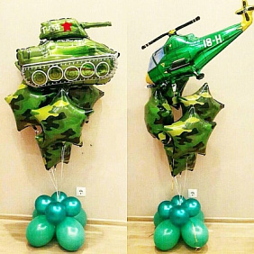 Стойки из шаров "23" Техника