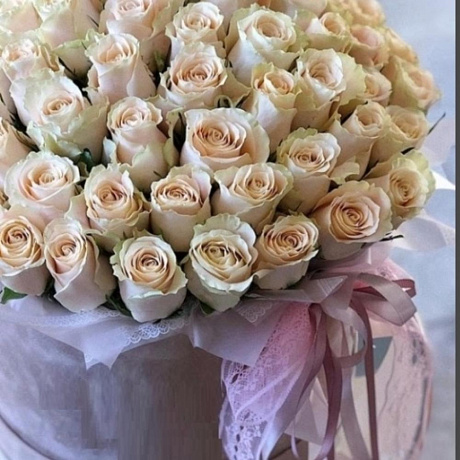 Коробка из 71 роз - Фото 3