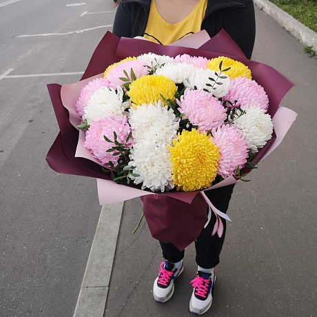 Букет микс Рай №160 - Фото 2