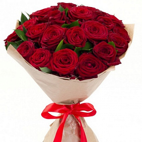 Букет цветов для мужчины 19 красных роз