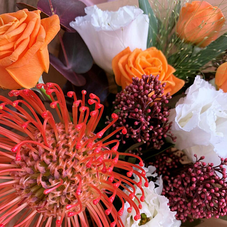 Букет цветов Осенний бум - Фото 4