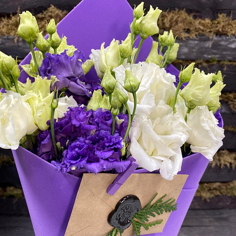 Букет из 7 Лизиантусов - Фото 2