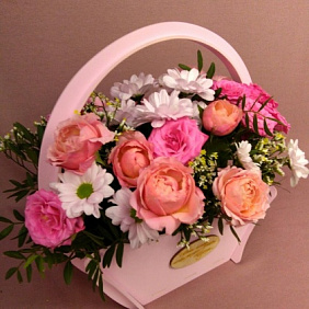 Ящичек с цветами №166