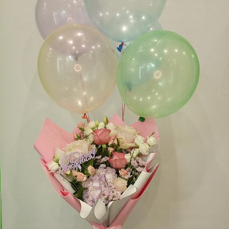 Букет цветов Альпийская нежность - Фото 2