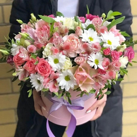 Коробка с цветами №161