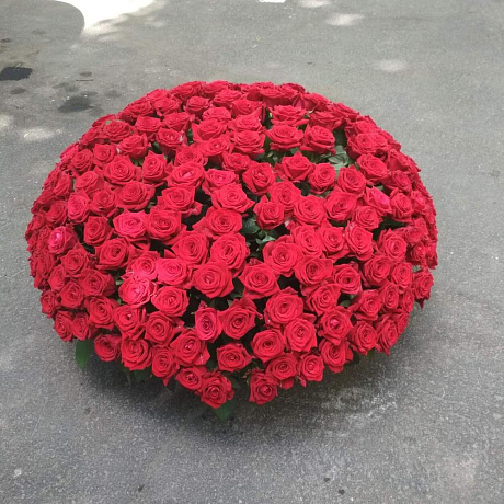 Корзина с розами №160 - Фото 2