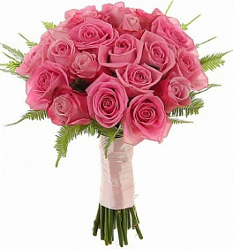 Букет невесты из розовых роз №2