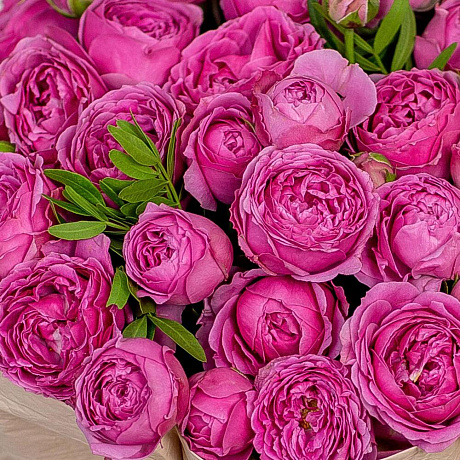 Кустовые пионовидные розы №174 - Фото 4