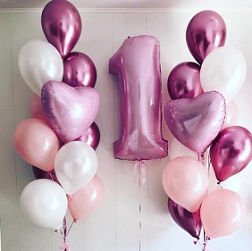 Композиция из шаров "Аморэ"