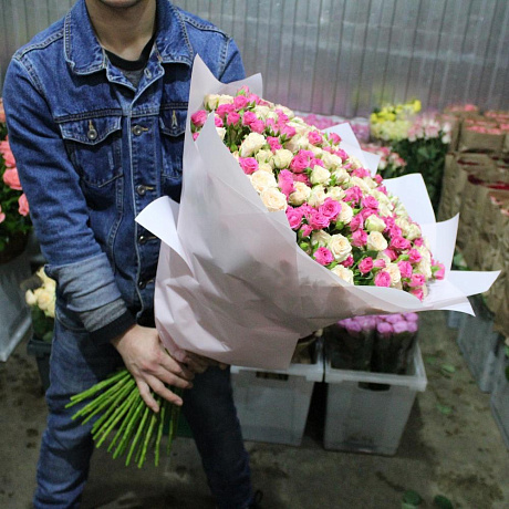 Букет цветов Кустарная любовь - Фото 4