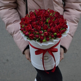 Букет цветов "Огонь Страсть"