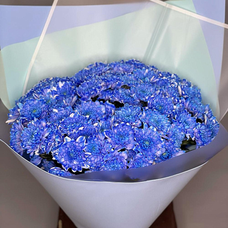 Букет 21 хризантем - Фото 4