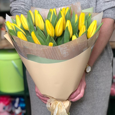 Букет 25 тюльпан Голландия - Фото 5