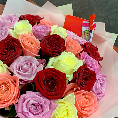 Конфетти из 25 роз - Фото 5