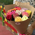 15 разноцветных роз на 1 сентября - Фото 2
