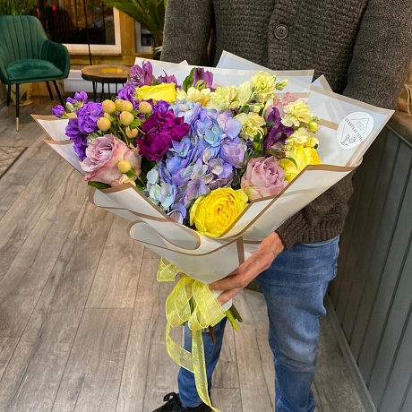 Букет цветов Александрия №162 - Фото 5