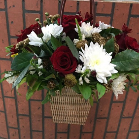 Цветы в коробке №720